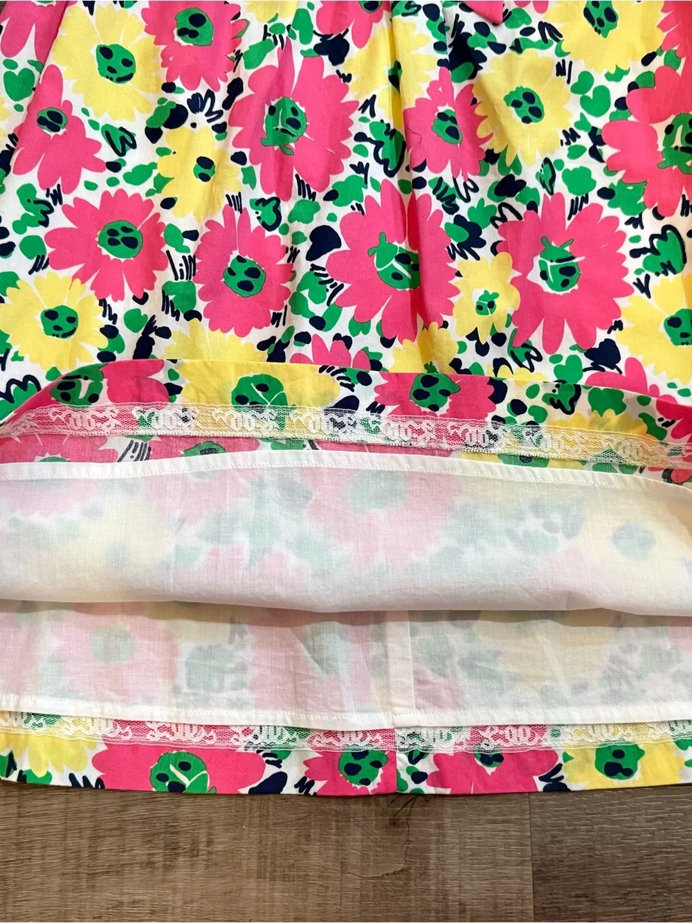 Lilly Pulitzer Avaline Dress Doodle Bug Daisy Floral Size 6